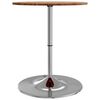 vidaXL Bar Table Light Brown Ø60x89.5 cm Solid Wood Oak