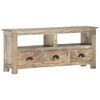 vidaXL TV Cabinet 110x30x50 cm Solid Mango Wood