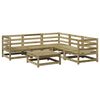 vidaXL 6 Piece Garden Sofa Set Impregnated Wood Pine