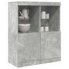 vidaXL Sideboard Concrete Grey 81x37x100 cm Engineered Wood