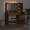 vidaXL Dressing Table Brown 78.5 x 41 x 135 cm Engineered wood