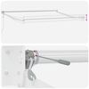 vidaXL Automatic Retractable Awning Burgundy 300x250 cm