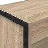vidaXL Book Cabinet Sonoma 60 x 30 x 121 cm Engineered Wood