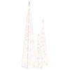 vidaXL Acrylic Decorative LED Light Cone Set Multicolour 60/90/120cm