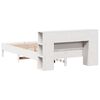 vidaXL Bookcase Bed without Mattress White 120x200 cm Solid Wood Pine