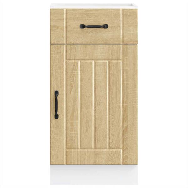 vidaXL Kitchen Base Cabinet Lucca Sonoma Oak Engineered Wood