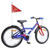 vidaXL Kids Bike 18'' for 5-7 Years Old Dark Blue