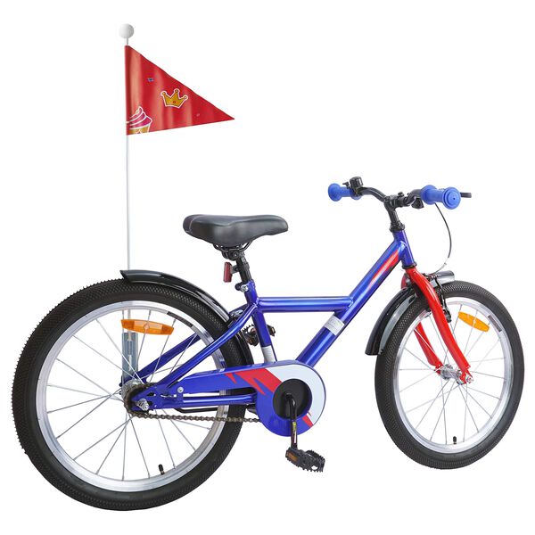 vidaXL Kids Bike 18'' for 5-7 Years Old Dark Blue