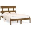 vidaXL Bed Frame without Mattress Honey Brown 180x200 cm Super King Solid Wood