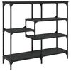 vidaXL Console Table Black 103x32x95 cm Engineered Wood