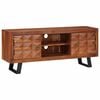 vidaXL TV Cabinet Honey brown 112 x 30 x 48 cm Solid acacia wood