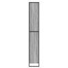 vidaXL Book Cabinet 2 pcs Grey Sonoma 80 x 30 x 189.5 cm