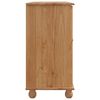 vidaXL Sideboard with Drawer ASKIM 133.5 x 40 x 79 cm Solid pine wood