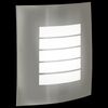 vidaXL Outdoor Wall Light Silver 23.5 x 10.5 x 26 cm Stainless steel