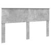 vidaXL Bed Frame Concrete Grey 160 x 200 cm Engineered Wood