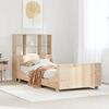 vidaXL Bookcase Bed without Mattress 90x200 cm Solid Wood