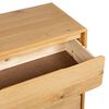 vidaXL Drawer Cabinet SAUDA Oak 76.5x39x91 cm Solid Wood Pine