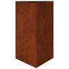 vidaXL Garden Planters 2 pcs Triangular 50x43x75 cm Weathering Steel