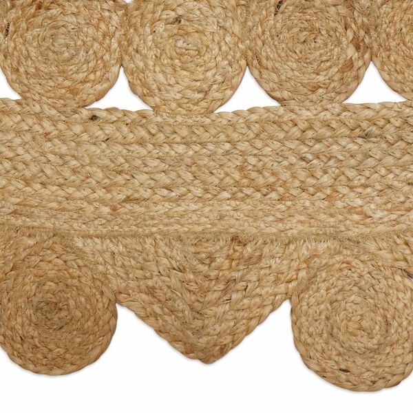 vidaXL Rug Brown 100 x 152 cm Jute