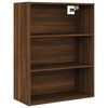vidaXL Hanging Wall Cabinet Brown Oak 69,5x32,5x90 cm