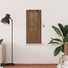 vidaXL Roller Blind with Curtains Manual Brown 60 x 160 cm Bamboo