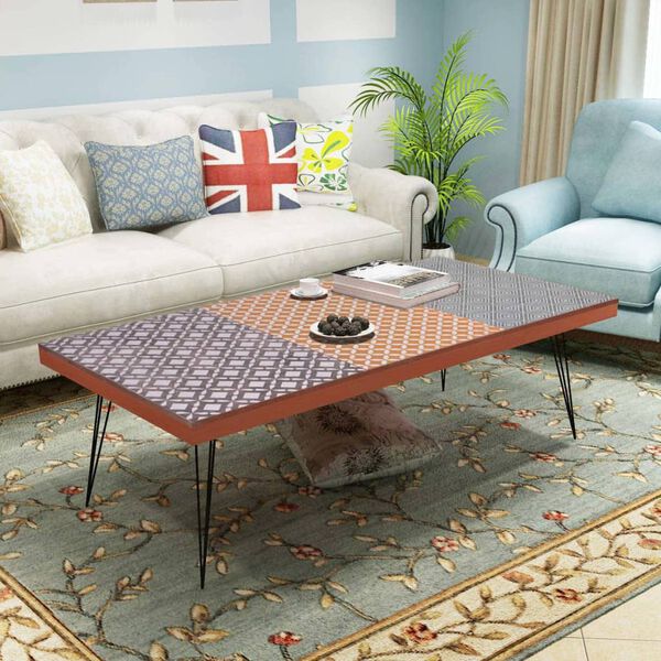 vidaXL Coffee Table 120x60x38 cm Brown