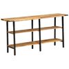 vidaXL Console Table 140x35x70 cm Solid Wood Mango
