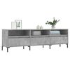 vidaXL TV Cabinet Concrete Grey 150x30x44.5 cm Engineered Wood