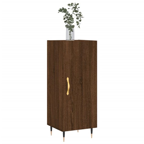 vidaXL Sideboard Brown Oak 34.5x34x90 cm Engineered Wood