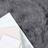 vidaXL Faux Sheepskin Rug Tafalla Anthracite 240 x 340 cm Polyester
