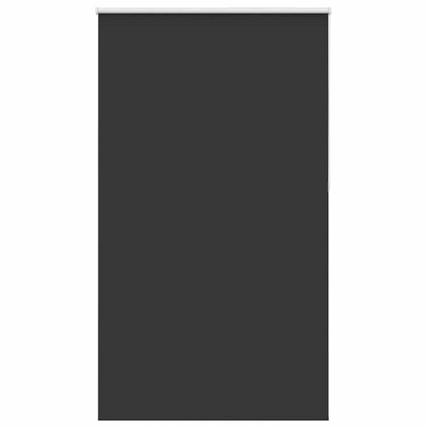vidaXL Roller Blind Blackout Black 125x210 cm Fabric Width 121.6 cm Polyester