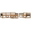 vidaXL Outdoor Sofa Set 6 pcs Natural Solid Acacia Wood