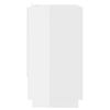 vidaXL Sideboard High Gloss White 70x41x75 cm Engineered Wood