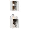 vidaXL Bathroom Furniture Set with Drawer VIGO 2 pcs Brown and White