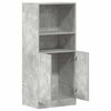 vidaXL Kitchen Cabinet Concrete Grey 57x41.5x131.5 cm Engineered Wood