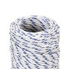 vidaXL Boat Rope White 2 mm 250 m Polypropylene