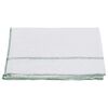 vidaXL Cleaning Cloths 5 pcs White with Green Stripes 50x60 cm