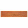 vidaXL Garden Raised Bed Rusty 320x80x77 cm Corten Steel