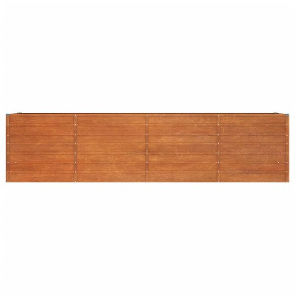 vidaXL Garden Raised Bed Rusty 320x80x77 cm Corten Steel