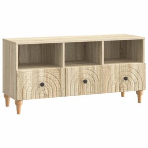 vidaXL TV Cabinet Sonoma Oak 102 x 34.5 x 50 cm Engineered Wood