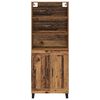 vidaXL Highboard Old Wood 69.5 x 34 x 180 cm Engineered Wood