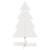 vidaXL Wooden Christmas Tree for Decoration White 80 cm Solid Wood Pine