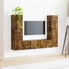 vidaXL TV Cabinet Set 6 pcs Smoked Oak Engineered Wood