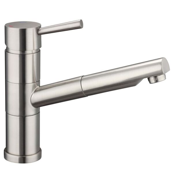 SCH&Uuml;TTE Sink Mixer UNICORN Stainless Steel Colour