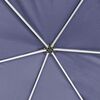 vidaXL Hexagonal Pop-Up Marquee with 6 Sidewalls Dark Blue 3.6x3.1 m