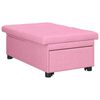 vidaXL Sofa Bed Pink 194 x 67 x 37 cm Fabric