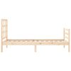 vidaXL Bed Frame without Mattress 90x200 cm Solid Wood