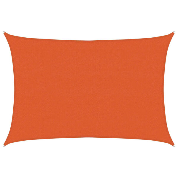 vidaXL Sunshade Sail 160 g/m&sup2; Orange 4x6 m HDPE