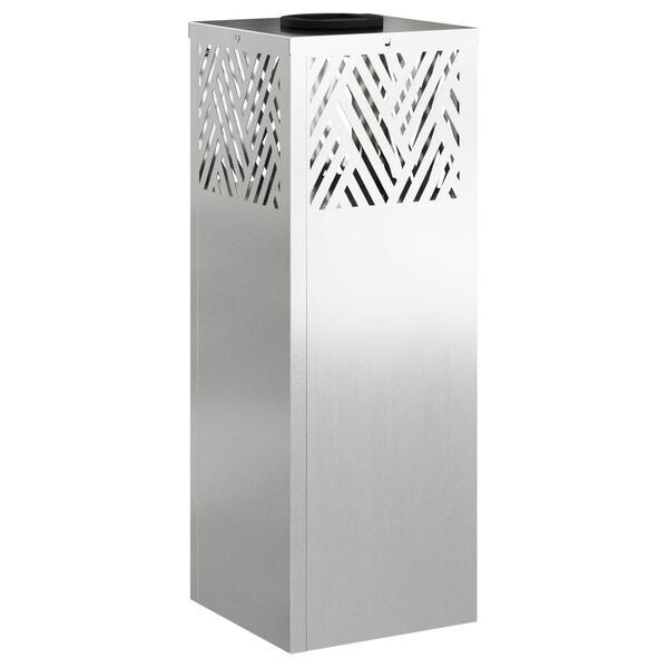 vidaXL Solar LED Pathway Light Herringbone 2 pcs Galvanized Galvanized