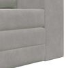 vidaXL Folding Sofa Bed Light Grey 148 x 71 x 83 cm Velvet